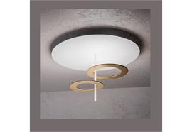 Deckenleuchte HULA HOOP P2 LED 42W weiss/rost  240V/2700K 7285lm / H=40cm D=66cm