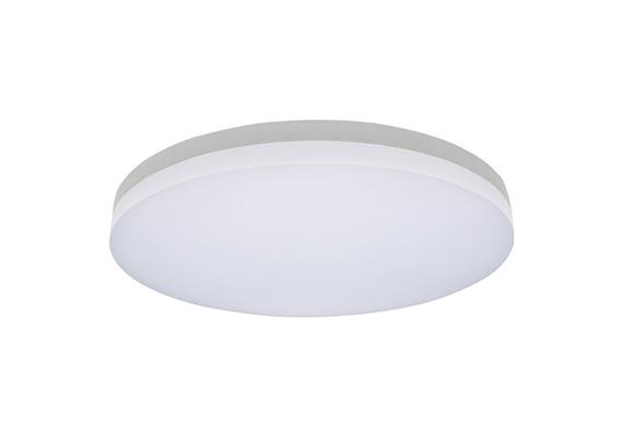 Deckenleuchte LED Slice 29W 3000K silberopal  230V 1850lm CRI80 D=400mm H=63mm IP20