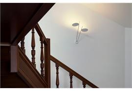 Deckenleuchte Lederam C2 LED 2 x 17W/2700° Weiss/Satin  230V/3400lm/H=432 B=441mm