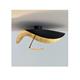 Deckenleuchte Lederam Manta CWS1 17W 2700K schwarz-gold  230V/1700lm 2700K D=60 H=350mm