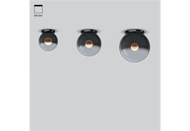 Deckenleuchte Luna piena 160 AIR dark chrome  240V 2700-4000K 9W 430Lm CRI 97 IP20