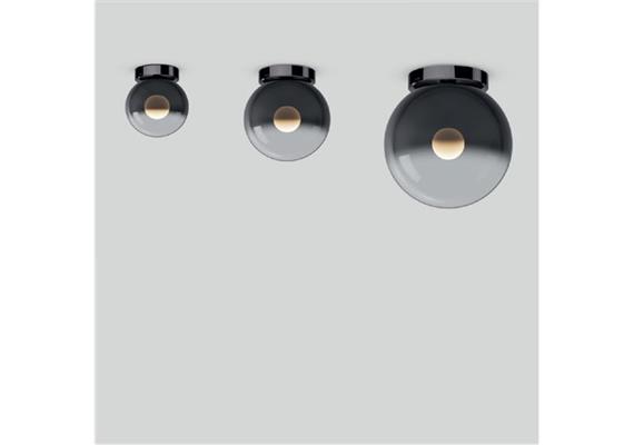 Deckenleuchte Luna piena DWL 125 AIR phantom  240V 2700-4000K 9W 430Lm CRI 97 IP20