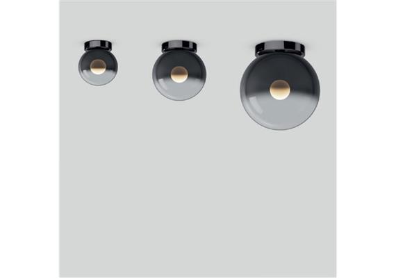 Deckenleuchte Luna piena DWL 125 AIR phantom  240V 2700-4000K 9W 430Lm CRI 97 IP20