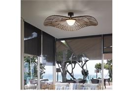 Deckenleuchte Mediterrània PF/105 Outdoor braun  240V 17W 2700K 2064Lm D=105 H=26.5cm IP66