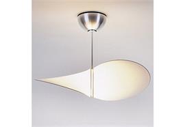 Deckenleuchte Propeller 620 Stoff weiss  240V/E27 max.1x150W D=100 H=620