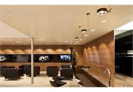 Deckenleuchte.Sento soffitto sing. 40 up E weiss matt  230V/26W LED 2700K inkl. Konverter