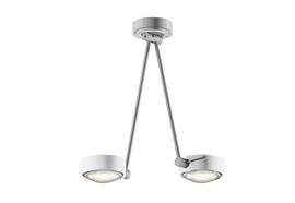 Deckenleuchte SentoLED soffitto due up E weiss matt  230V/2700K/CRI 97 2x26W H=40cm