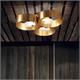 Deckenleuchte SOUND PL1 LED gold gebürstet  230V 3W 3000K/ D=30 H=13/ IP20