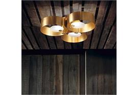 Deckenleuchte SOUND PL1 LED gold gebürstet  230V 3W 3000K/ D=30 H=13/ IP20
