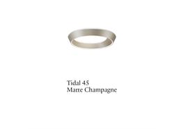 Deckenleuchte Tidal 45 / 30W champagner matt  230V 2700K 5040Lm D=45 H=6.1cm IP20