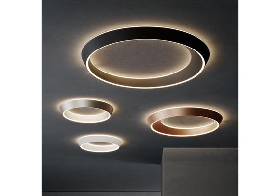 Deckenleuchte Tidal 60/44W Terra  230V 2700K 6529Lm D=60 H=6.1cm IP20