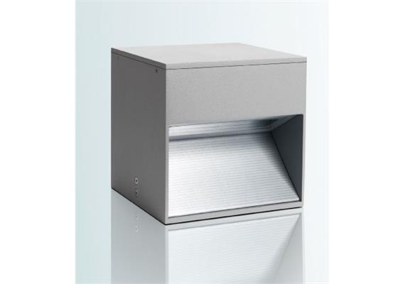 Deckenleuchte Vela 40 Chrom/Weiss  240V R7s 114mm max.200W  B=40x40/ T=12