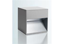 Deckenleuchte Vela 40 Chrom/Weiss  240V R7s 114mm max.200W  B=40x40/ T=12