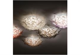 Deckenleuchte VELI Opal weiss  230V 2x E27 12W D=53 x H=20cm IP20