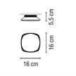 Deckenleuchte, Watch Opalglas/ Chrom  230V,G9, 60W, Halopin T=5.5, B+H= 16 | Bild 2