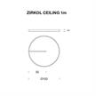 Deckenleuchte Zirkol Ceiling 45W schwarz  240V 3000K D=100cm H=5cm / IP40 | Bild 2