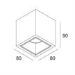 Deckenstrahler Boxy L+ LED 7W ws/ws  240V 33° 618lm 2700K / IP54 | Bild 2