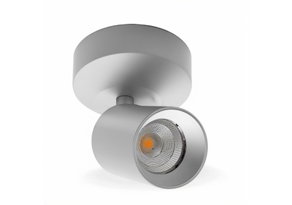 Deckenstrahler Minitube Led 9.2W silberfarbig  240V/863lm CRI90 2700K D=60 H=157 / IP20
