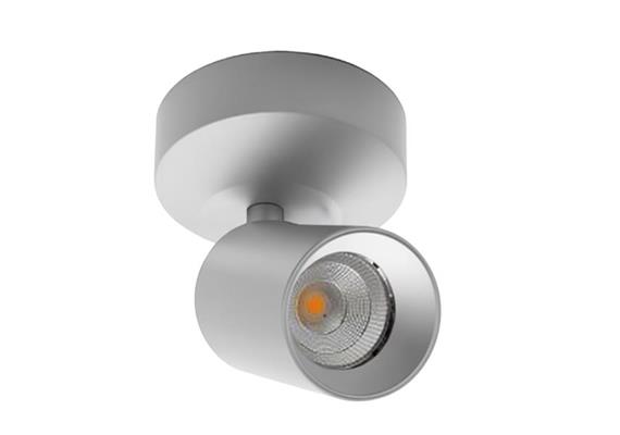 Deckenstrahler Minitube Led 9.2W silberfarbig  240V/863lm CRI90 2700K D=60 H=157 / IP20