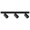 Deckenstrahler Minitube Line 3 Led 3x9.2W schwarz  240V/3x863lm CRI90 2700K L=560 H=148