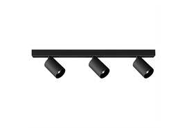 Deckenstrahler Minitube Line 3 Led 3x9.2W schwarz  240V/3x863lm CRI90 2700K L=560 H=148
