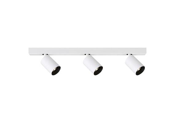Deckenstrahler Minitube Line 3 Led 3x9.2W weissmatt  240V/3x863lm CRI90 2700K L=560 H=148