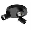 Deckenstrahler Minitube Trio Led 3x9.2W schwarz  240V/3x883m CRI90 3000K D=250 H=157