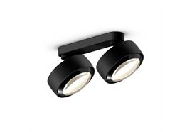 Deckenstrahler Piu alto doppio 80° LED schwarz matt  230V/2x26W 2200lm 2700°K CRI97 IP20