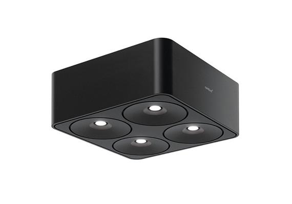 Deckenstrahler Q FOUR AUFBAU 40° weiss matt  230V/2700K 700lm CRI90 128x128 H=63mm IP20