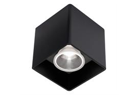 Deckenstrahler Quadrato LED 12W schwarz  240V 2700K 1139Lm CRI90 L=93 H=93 IP20