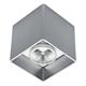 Deckenstrahler Quadrato LED 12W silber  240V 2700K 1139Lm CRI90 L=93 H=93 IP20