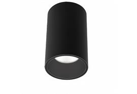 Deckenstrahler Tube Led 9.3W 50° starr schwarz  240V/956lm CRI90 2700K D=90 H=150 IP20