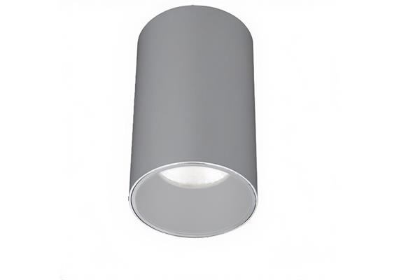 Deckenstrahler Tube Led 9.3W 50° starr silbergrau  240V/1003m CRI90 3000K D=90 H=150 IP20
