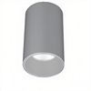 Deckenstrahler Tube Led 9.3W 50° starr silbergrau  240V/956lm CRI90 2700K D=90 H=150 IP20