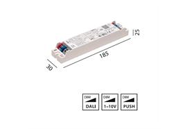 Dimmeinheit 24V-48V 5A weiss  240V/4133-DIMMBOX LT serie/ IP20