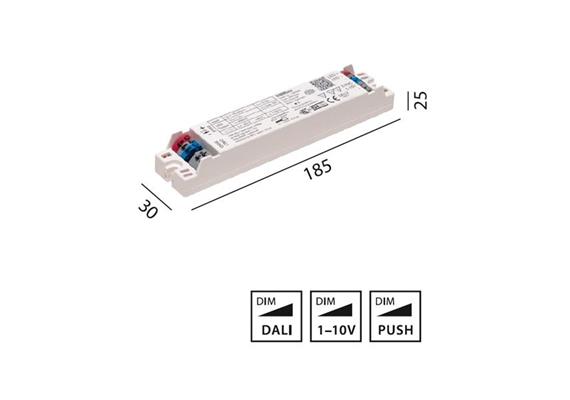 Dimmeinheit 24V-48V 5A weiss  240V/4133-DIMMBOX LT serie/ IP20