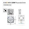 Drehdimmer UP Csambi 250W weiss  Druck-Wechsel-Schalter /Phasenabschnitt