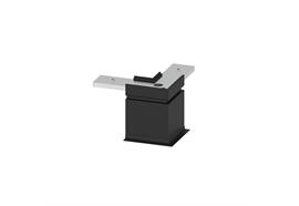 Eckstück 90° für Eibau-Stromschiene Magneto 05 schwarz  H=58.5mm L=50.5 x 50.5mm IP20