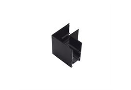 Eckstück 90° horizontal Stromschiene Magneto schwarz matt  L=50mm H=53.7 B=26.2mm IP20
