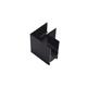 Eckstück 90° horizontal Stromschiene Magneto schwarz matt  L=50mm H=53.7 B=26.2mm IP20