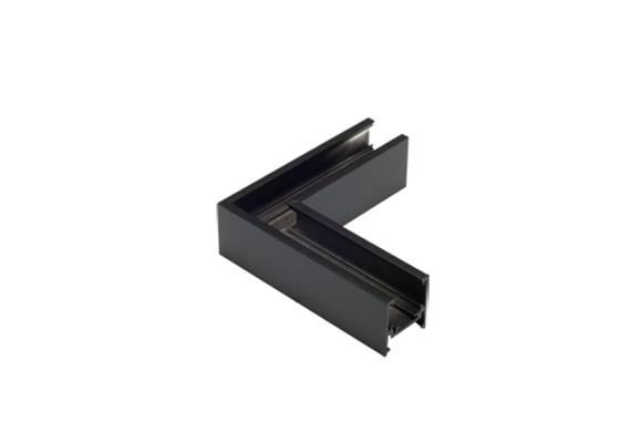 Eckstück 90° HR Stromschiene Magneto mini schwarz matt  H=29 B=26.2mm IP20