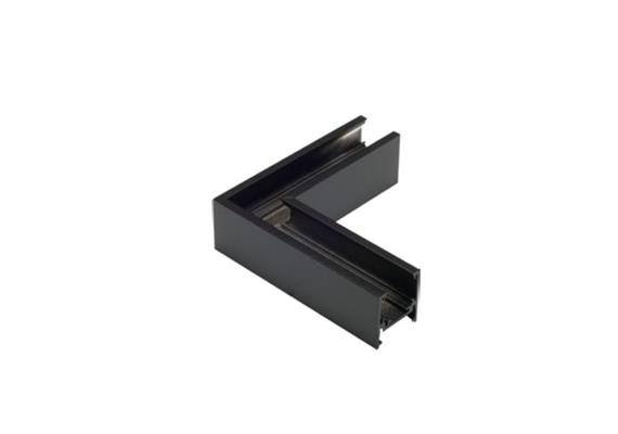 Eckstück 90° HR Stromschiene Magneto mini schwarz matt  H=29 B=26.2mm IP20