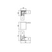 Eckstück 90° Stromschiene Magneto weiss matt  L=50mm H=52.5 B=26.2mm IP20 | Bild 2