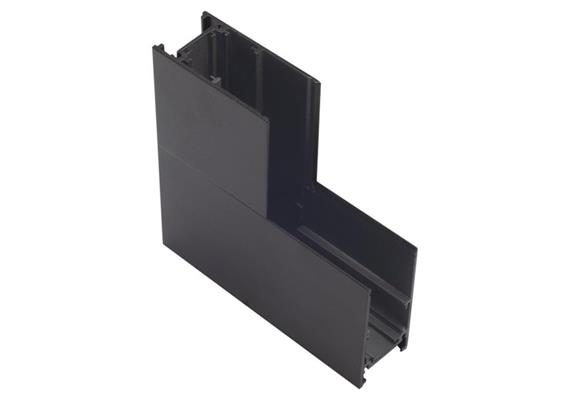 Eckstück 90° VK Stromschiene Magneto schwarz matt  H=52.5 B=26.2mm IP20