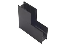 Eckstück 90° VK Stromschiene Magneto schwarz matt  H=52.5 B=26.2mm IP20