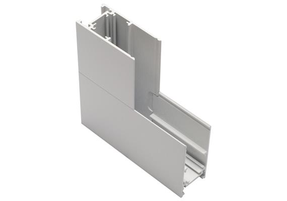 Eckstück 90° VK Stromschiene Magneto weiss matt  H=52.5 B=26.2mm IP20