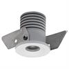 Einbau Mini-Lichtstrahler Led 3W 30° silber  DC/12V 2700K 97Lm D=32mmDA=28 ET=40 IP20