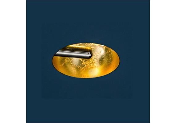 Einbauleuchte Pepita 1W Led ww vergoldet  230V/1W LED 350mA 2700°K 100lm