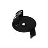 Einbaumodul rund d=60 schwarz matt  AS 48mm h=2mm für M10x1  mit Spreitzfeder für Hohlraum