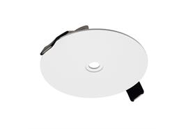 Einbaumodul rund d=90 weiss matt  AS 75mm h=2mm für M10x1  mit Spreitzfeder für Hohlraum